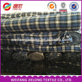 made in China stock lot cheap bulk flannel fabric for shirt100% cotton yarn dyed flannel fabric